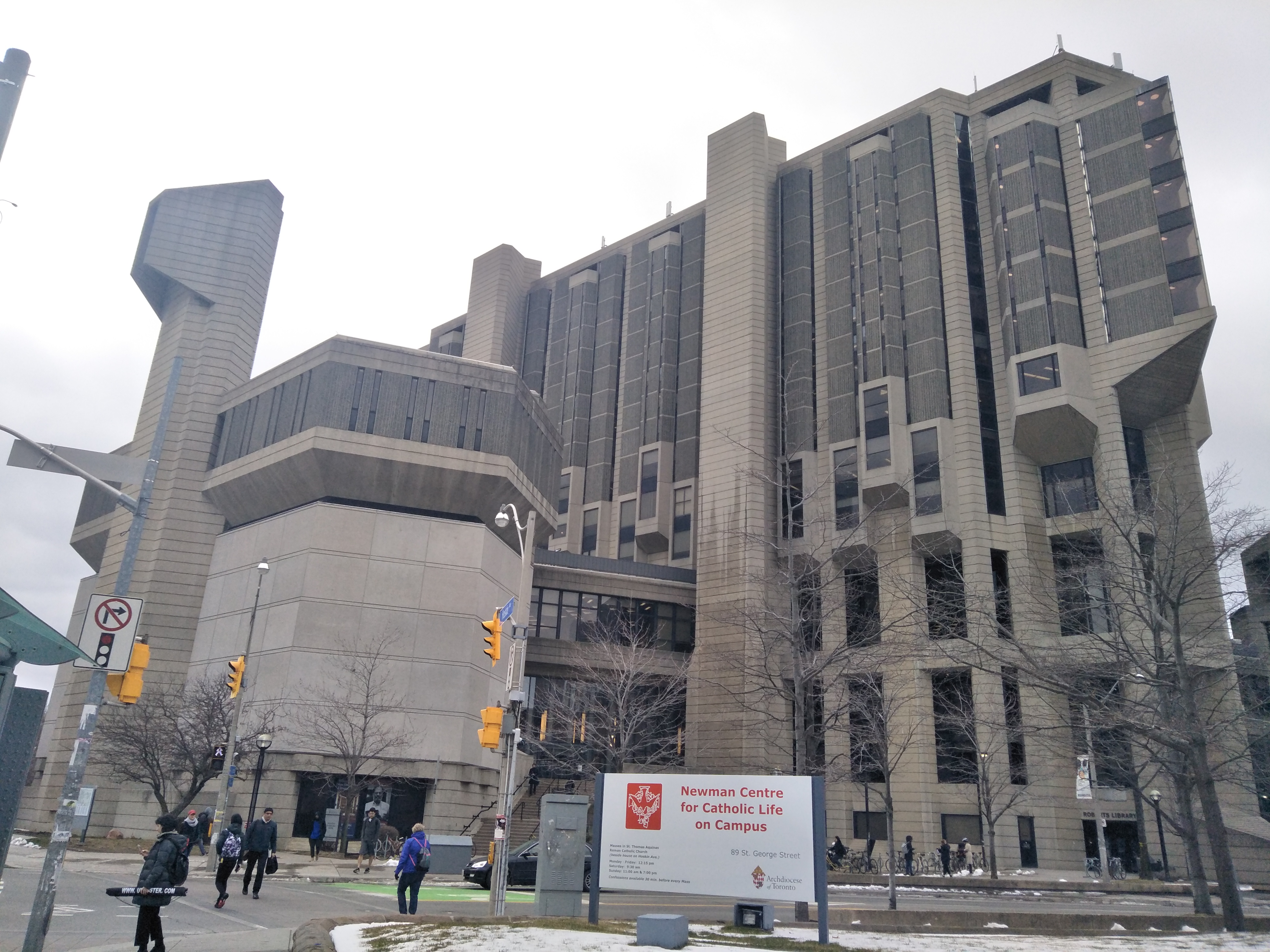 Wikimedia commons. The Robarts Library. Newman Center. Neumann CVM.