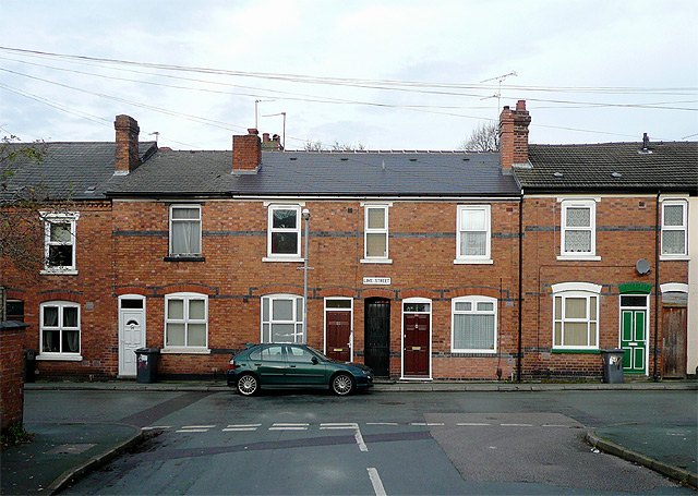 File:Terraced housing in Lime Street, Wolverhampton - geograph.org.uk - 1735257.jpg