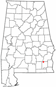 Mapo di Ariton, Alabama