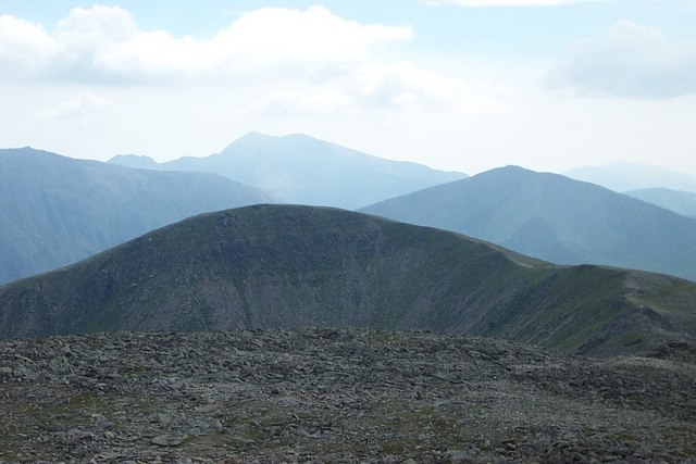 File:A view to Pen Yr Ole Wen from Carnedd Dafydd - geograph.org.uk - 222989.jpg