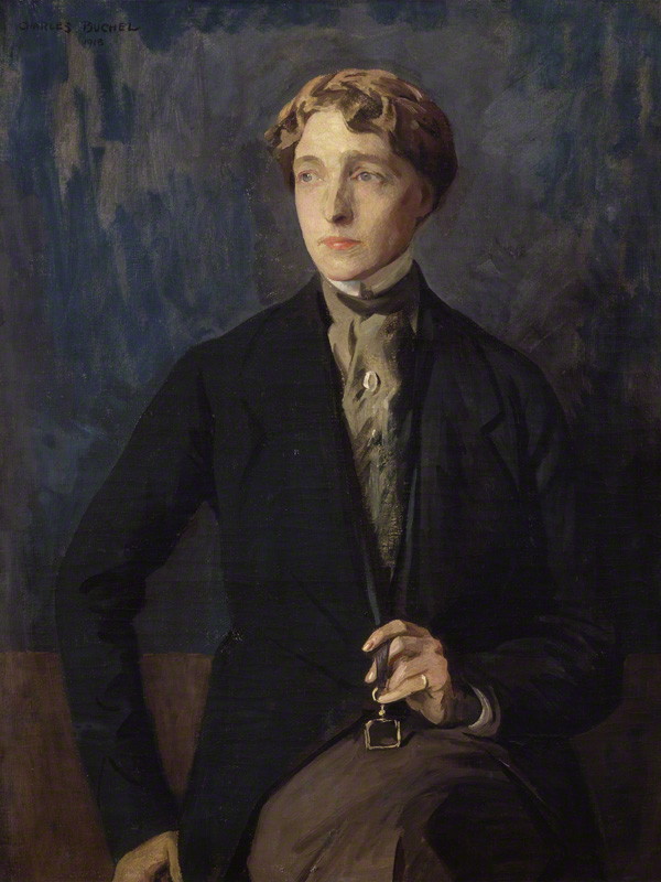 Radclyffe Hall, Gemälde von Charles Buchel (1918)