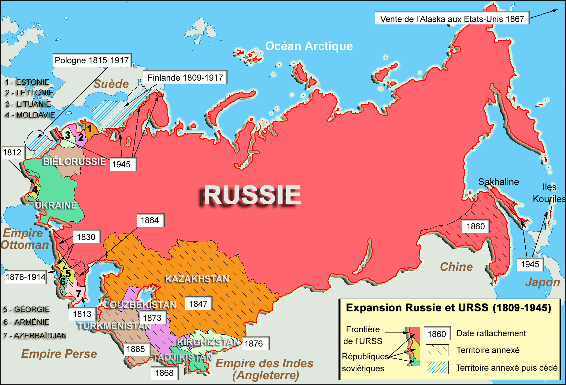 carte de l urss Fichier:Expansion Russie et URSS.png — Wikipédia