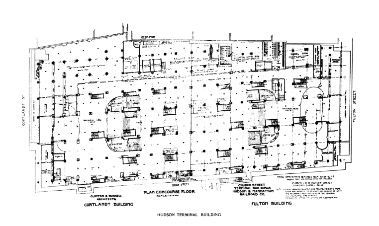 File:Hudson Terminal concourse floor plan.png