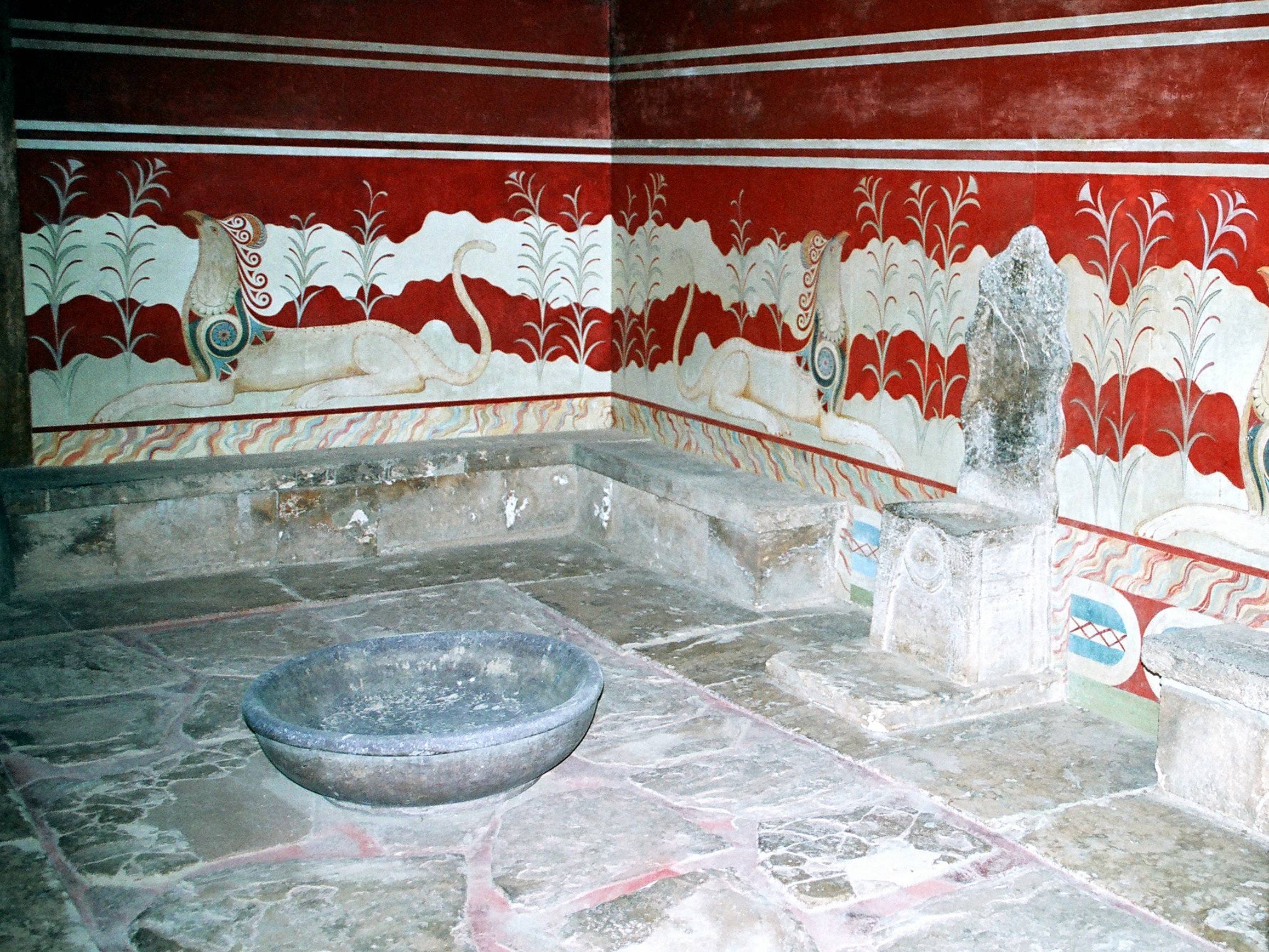 Throne Room Knossos Wikipedia