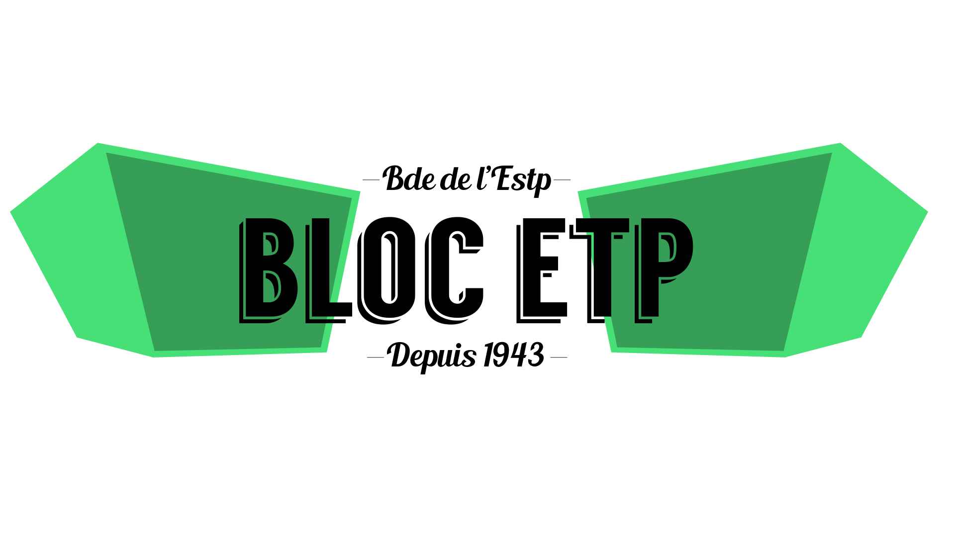 ESTP Paris. Blocs логотип программа.