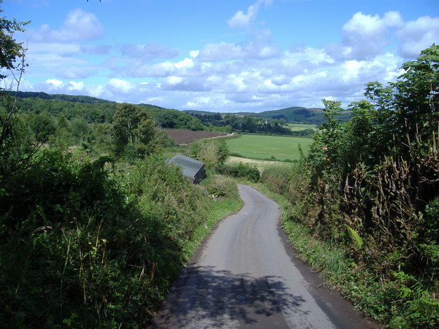 File:Minor road, to Dunchideock - geograph.org.uk - 1458084.jpg