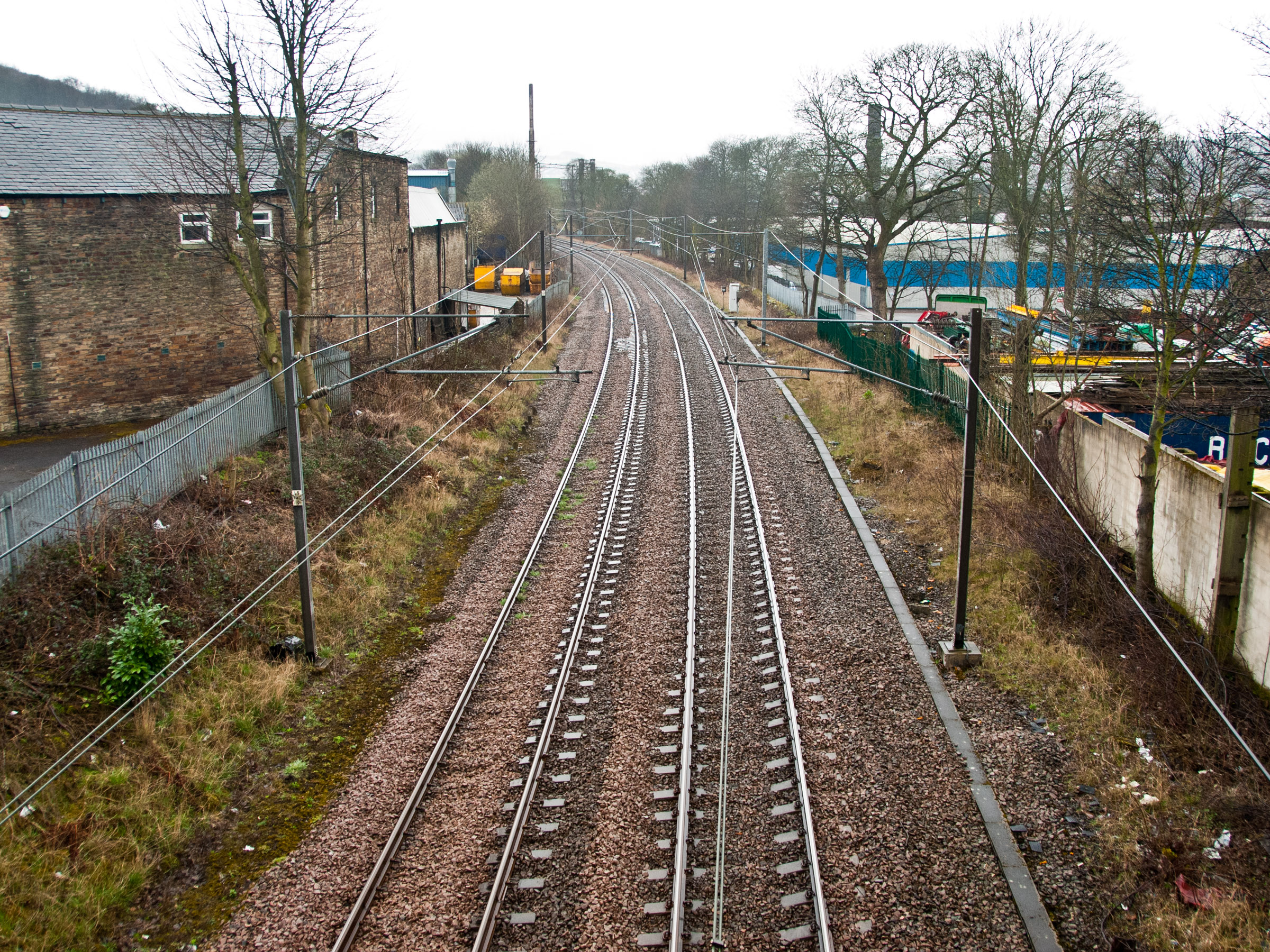 Thwaites railway station