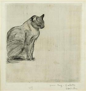 File:Steinlen - seated-cat.jpg