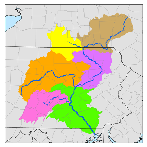 List of counties in the Susquehanna River watershed - Wikipedia