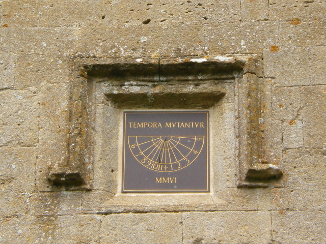 File:The Parish Church of St Kenelm's, Enstone, Sundial - geograph.org.uk - 1323886.jpg