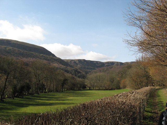 View towards Craig y Cilau - geograph.org.uk - 1765268