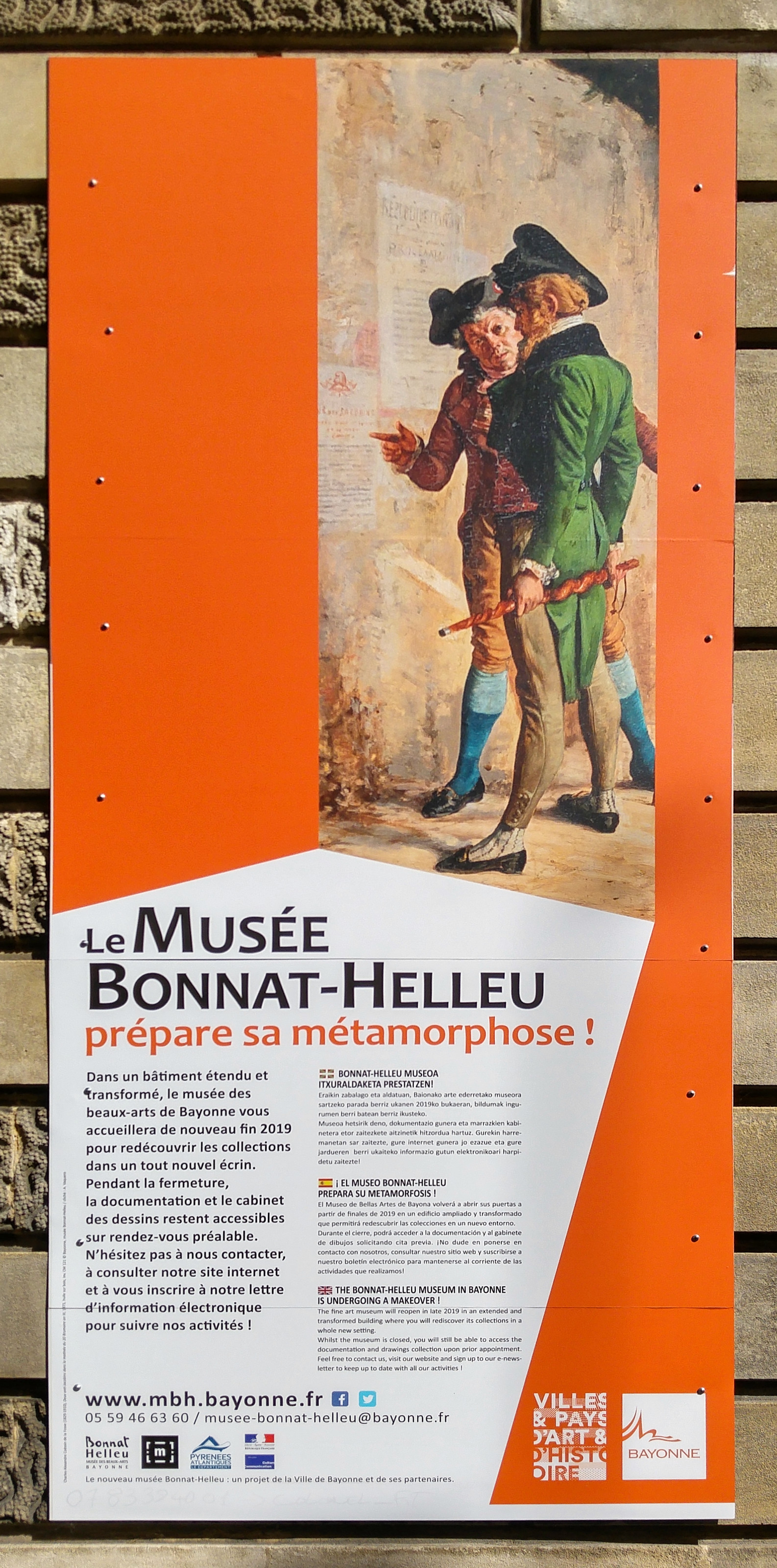 File Affiche Fermeture Musee Bonnat Helleu 2016 08 Jpg Wikimedia Commons