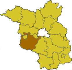 Poziția regiunii Potsdam-Mittelmark