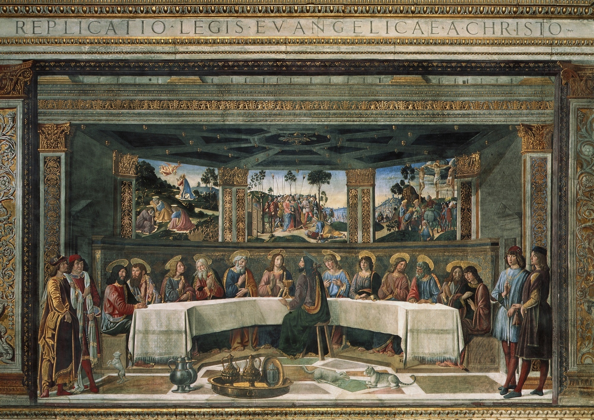 sistine chapel michelangelo buonarroti the last supper