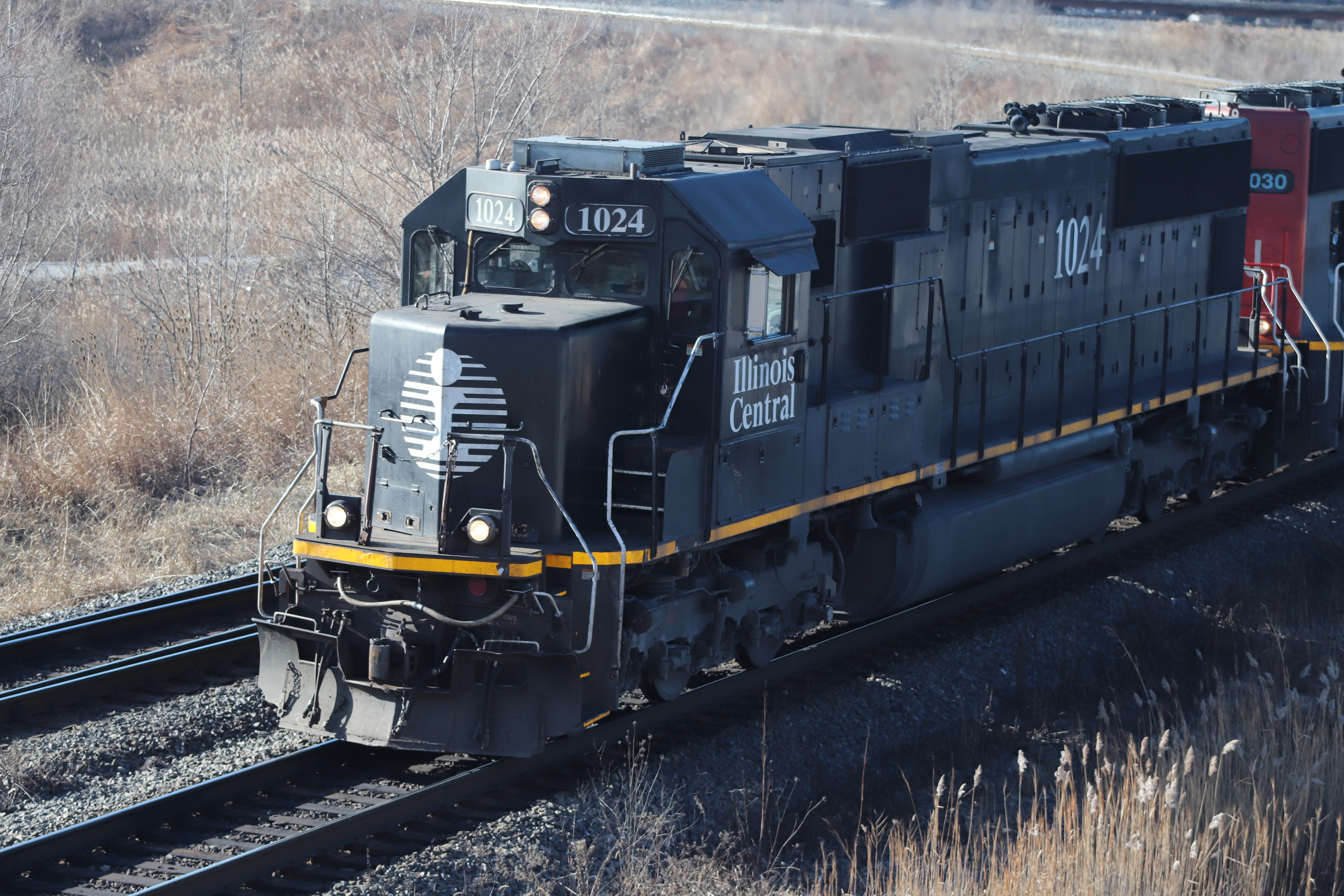 Railed diesel. Illinois Central Railroad 3115.