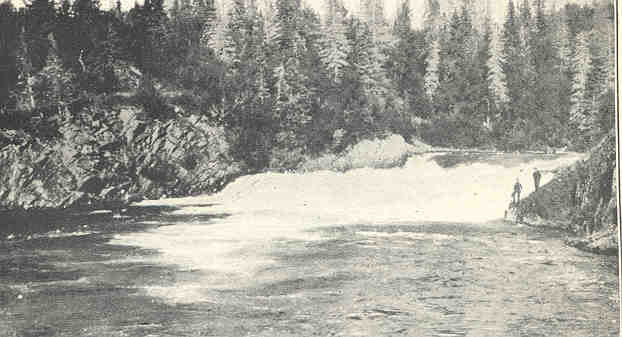 File:FMIB 34757 Kokhonak Falls, Bristol Bay Region, Where a Passage for Ascent of Salmon Was Blasted Out.jpeg