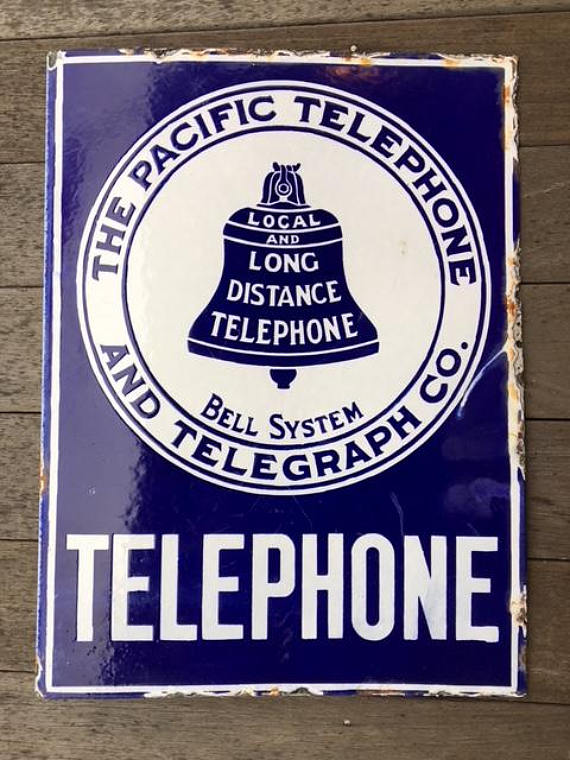 Pacific Telephone logo used from 1908 to 1921