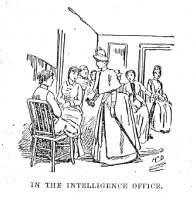 File:In the Intelligence Office from Nellie Bly, Trying to Be a Servant (1887).png