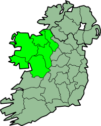 Mappa del Connacht