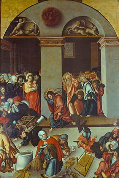 File:Lucas Cranach Tempelaustreibung.jpg