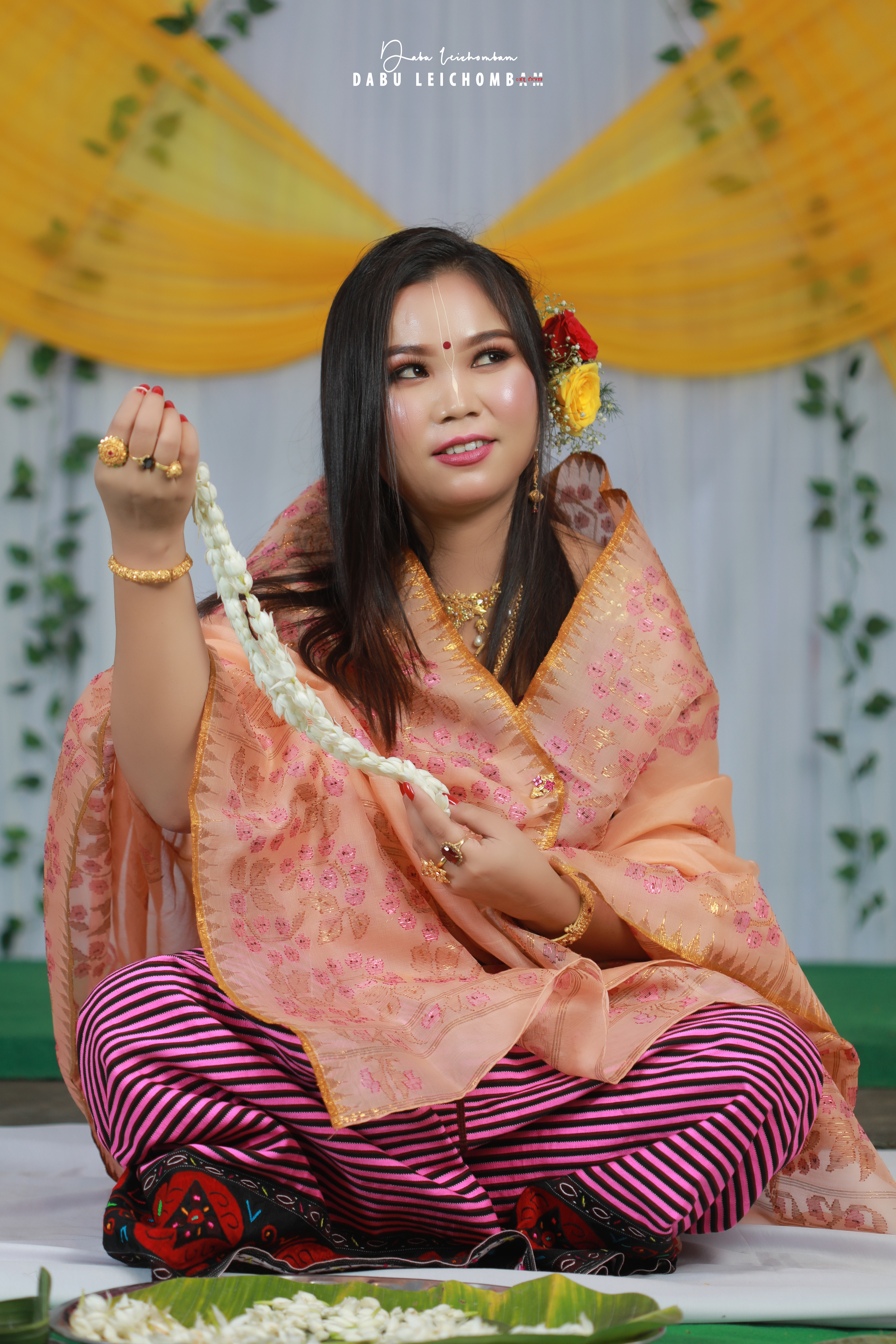 Pin by Mahanta Ng II Wedding Photogra on Manipuri wedding | Girly outfits,  Gold makeup looks, Bridal looks