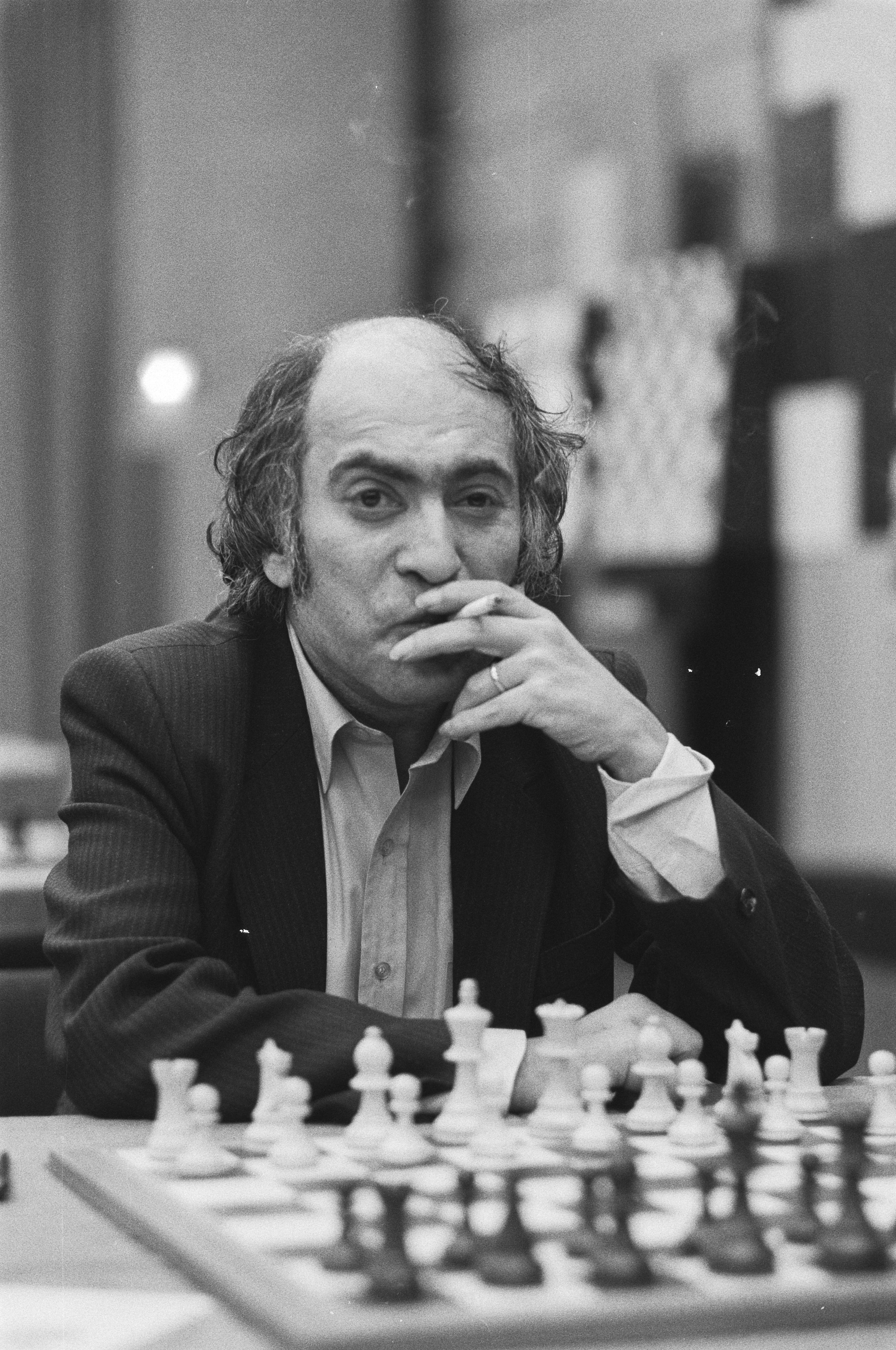 Mikhail Tal Portrait fotografia editorial. Ilustração de rival