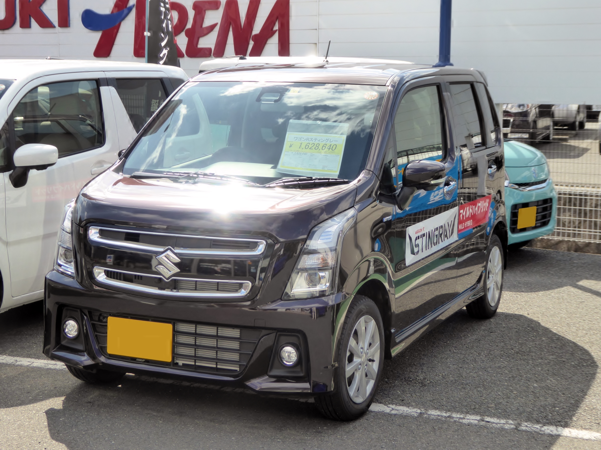 ファイル:Suzuki WAGON R STINGRAY HYBRID X (DAA-MH55S) front.jpg - Wikipedia