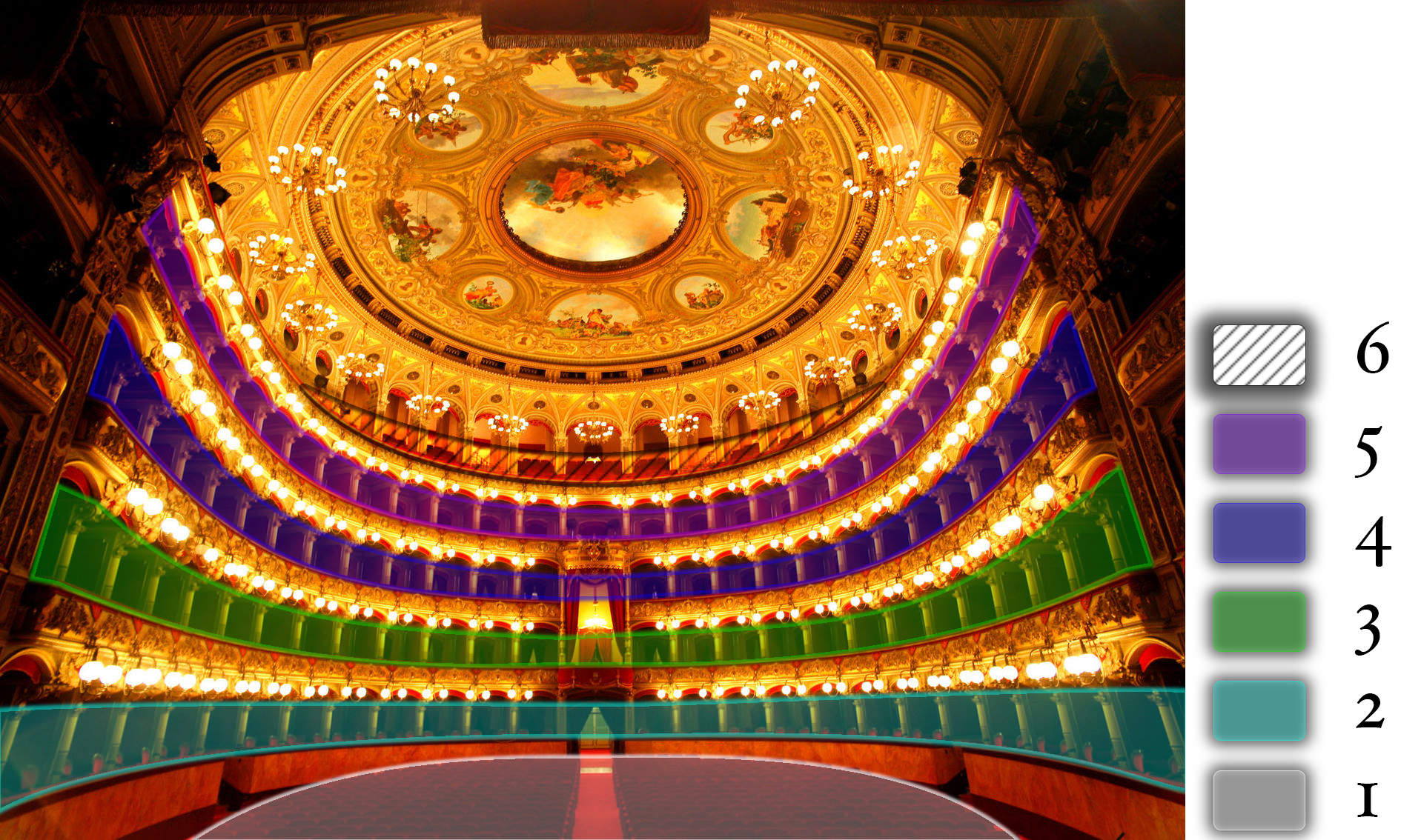 историческая сцена большого театра схема зала