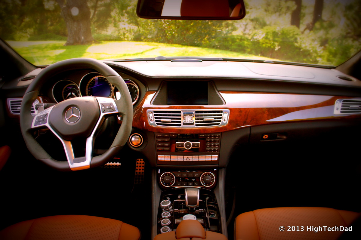 File View Of Front Interior 2013 Mercedes Cls 63 Amg