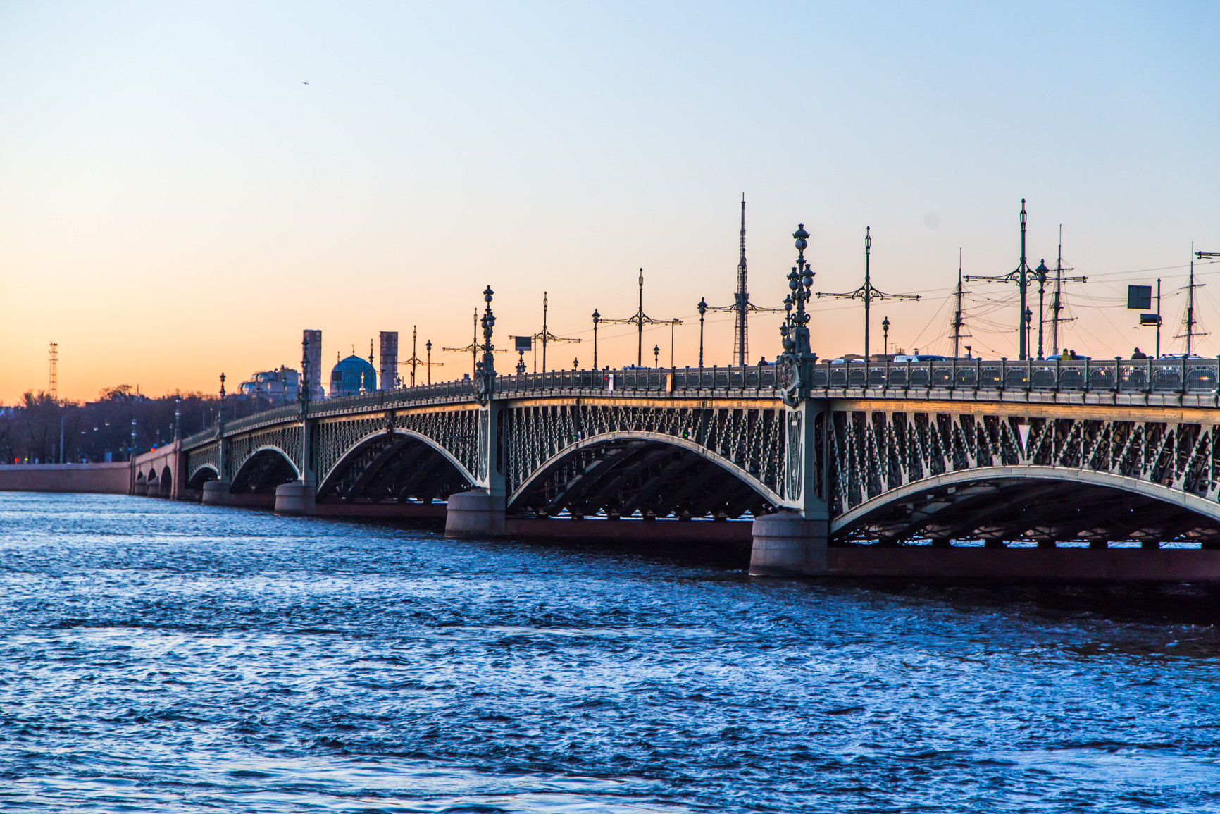 Петербург троицкий мост