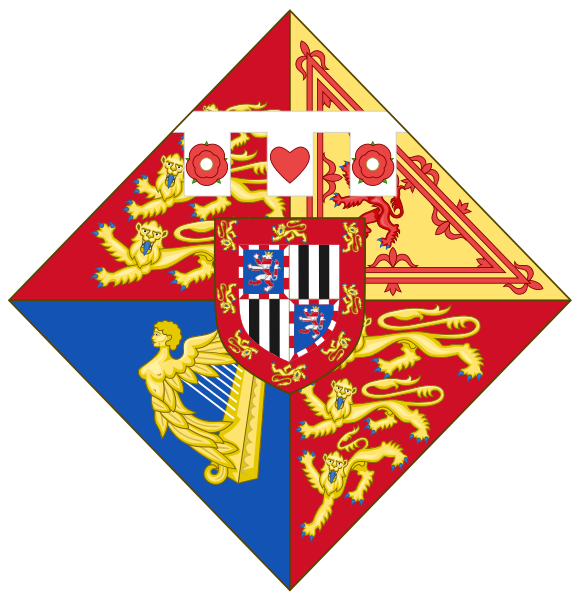File:Arms of Victoria Eugenia of Battenberg before marriage with king Alfonso XIII of Spain 1.png