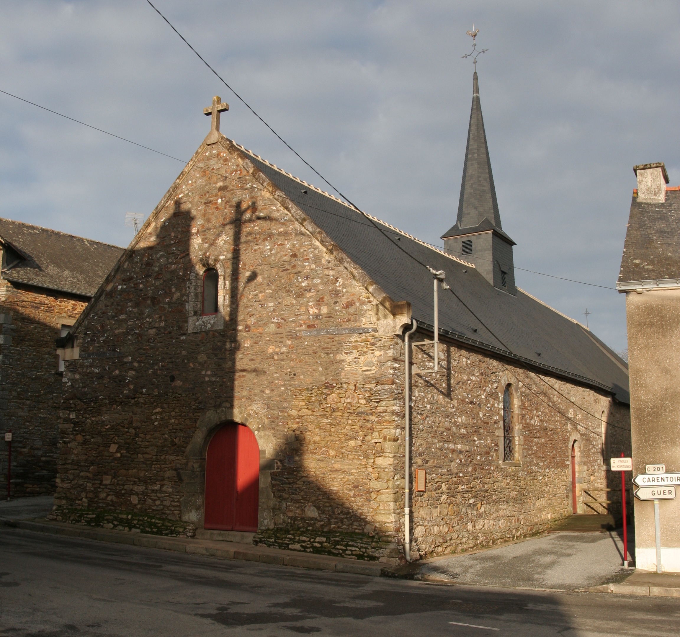 Église Saint-Jean-Baptiste du Temple  France Bretagne Morbihan Carentoir 56910