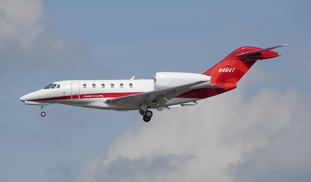 Cessna Citation X N484T @MSP, June 2007.jpg