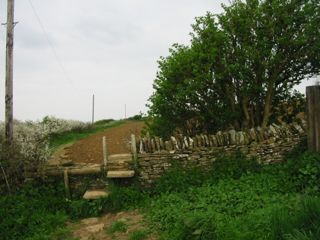 File:Coast Path and farmland, Merry Hill - geograph.org.uk - 161486.jpg