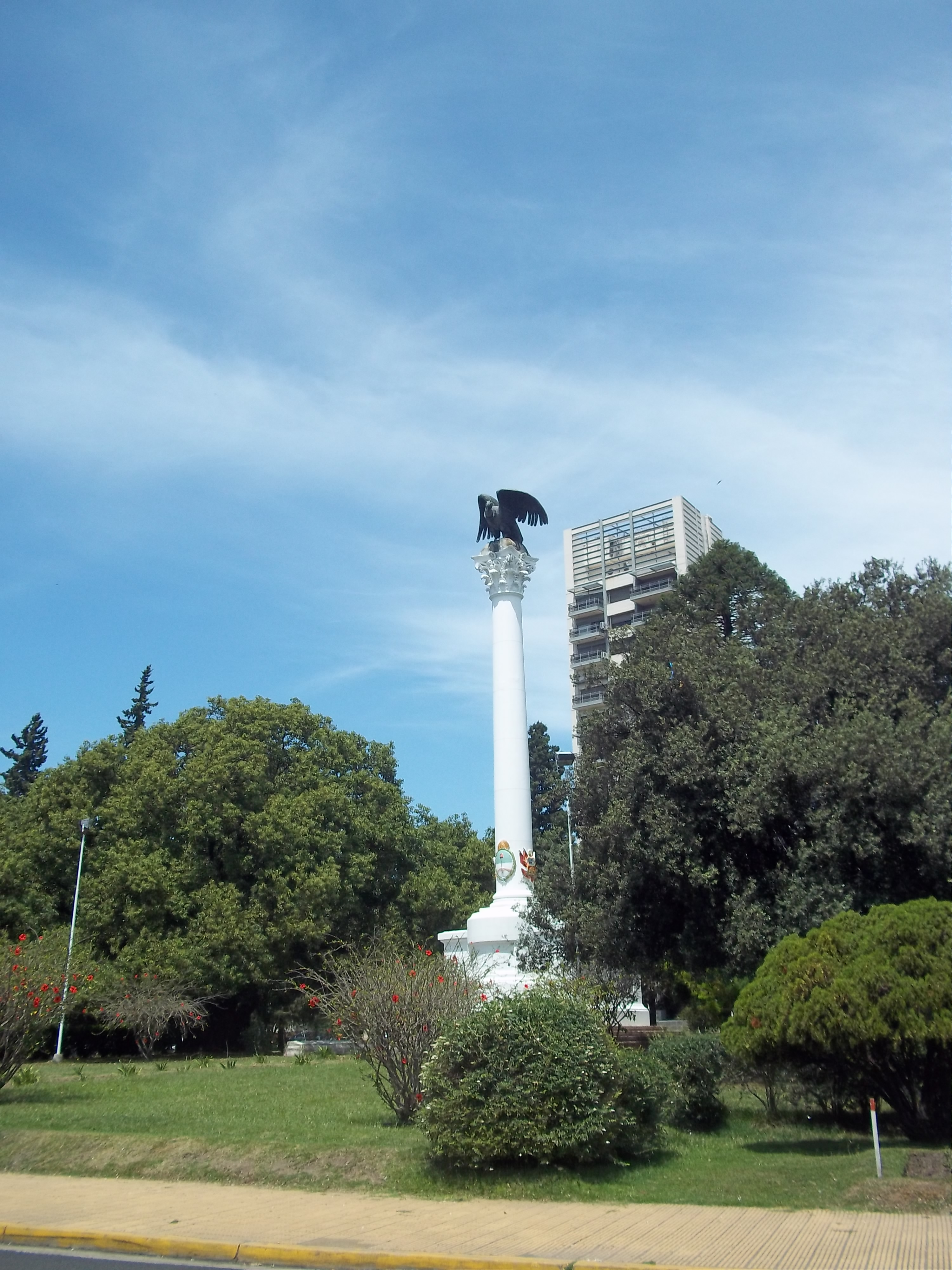 Columna del Libertador en el Parque Urquiza de la ciudad de Paraná (2014).