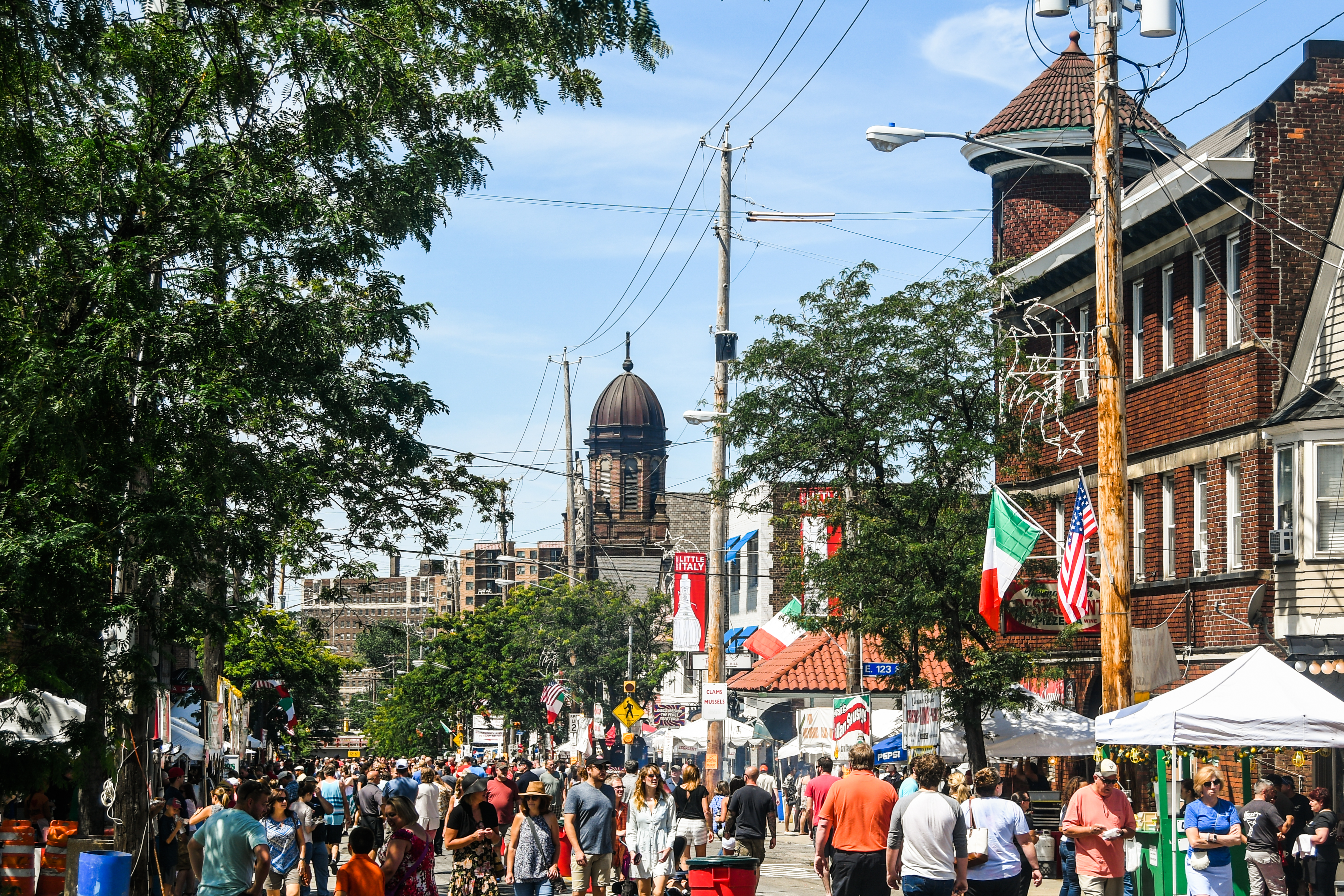 File Feast Of The Assumption In Little Italy Cleveland 36556476775 Jpg Wikipedia