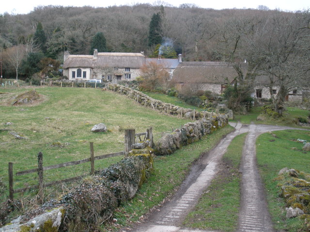 File:Foxworthy, nestling below Hunter's Tor - geograph.org.uk - 1195640.jpg