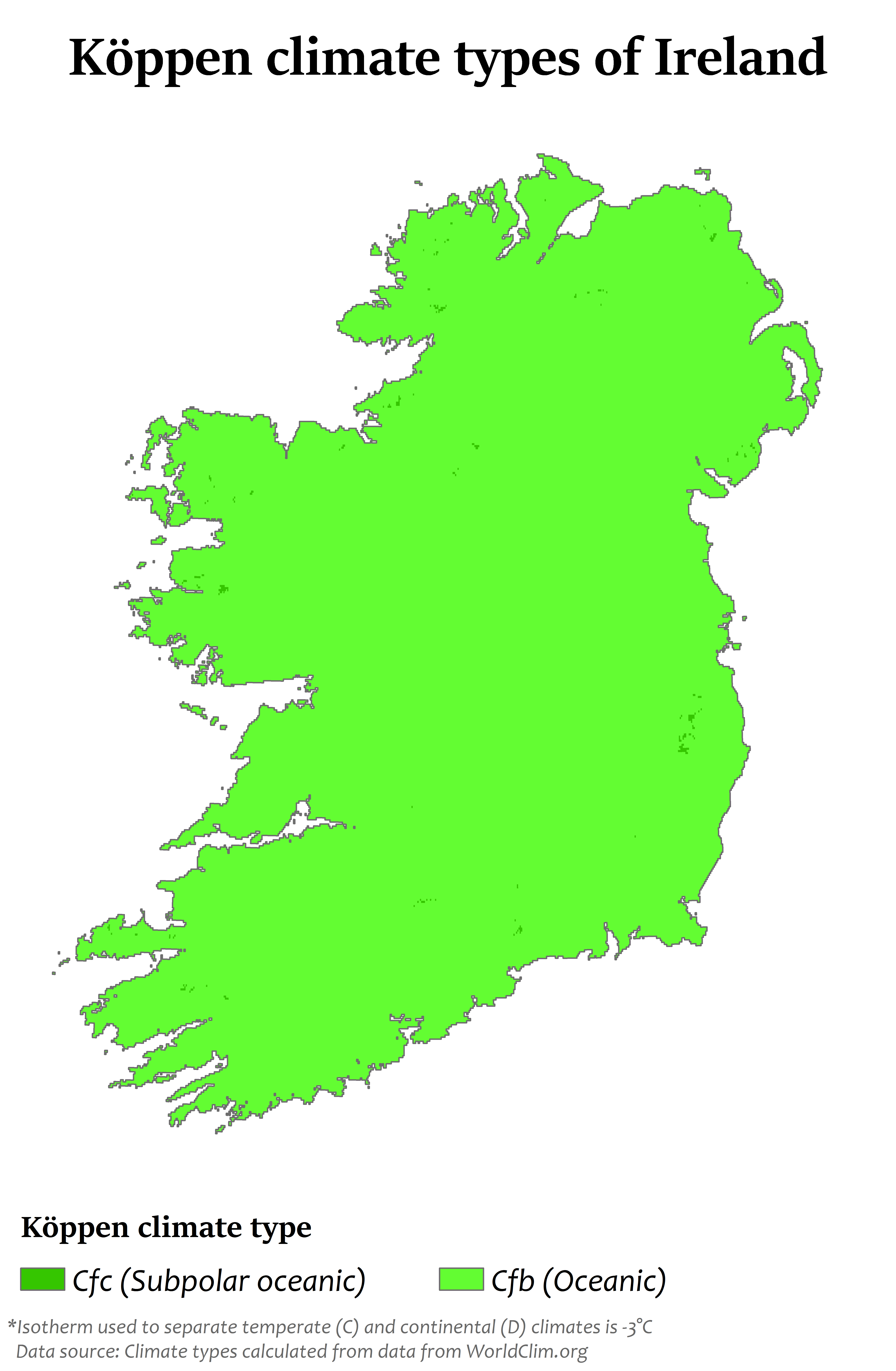 Climate Map Of Ireland Climate of Ireland   Wikipedia