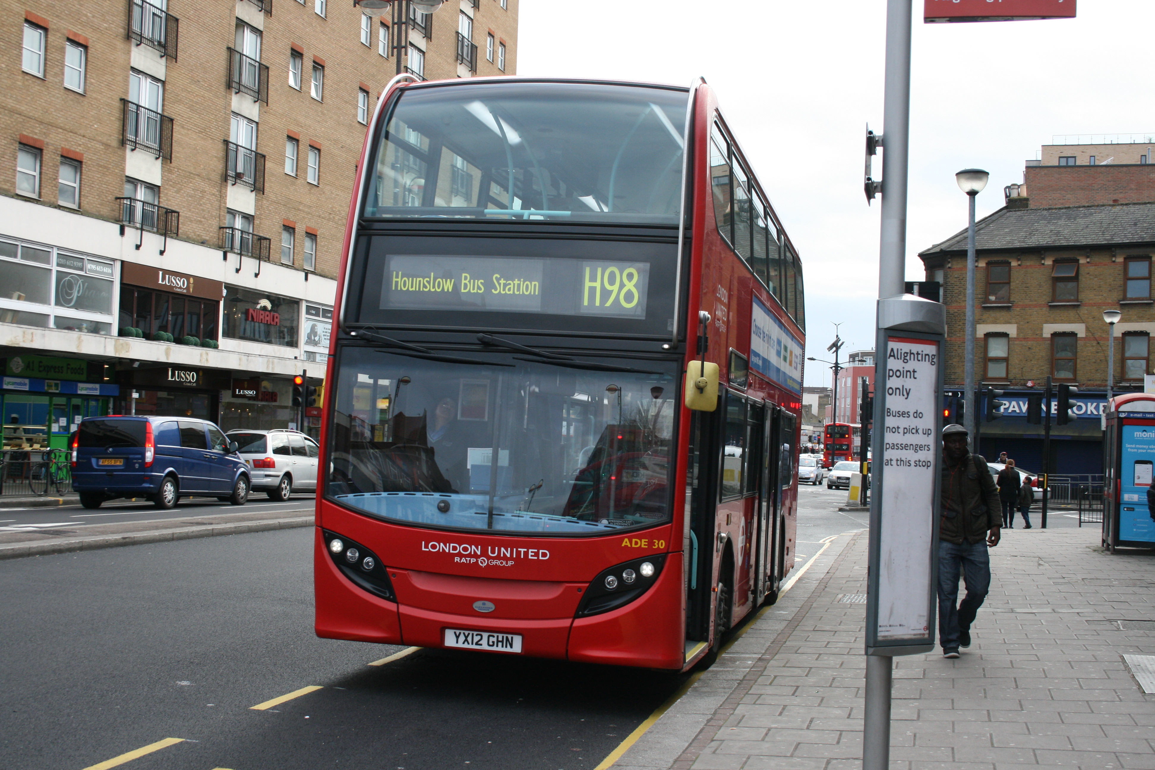 Bus Station London people