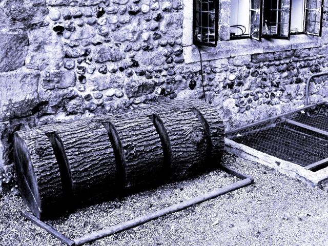 File:Low-tech bicycle rack at Bailiffscourt Hotel - geograph.org.uk - 1593931.jpg