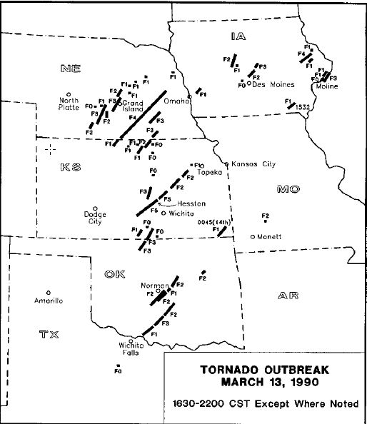 File:Map of tornadoes in the March 1990 tornado outbreak.jpg