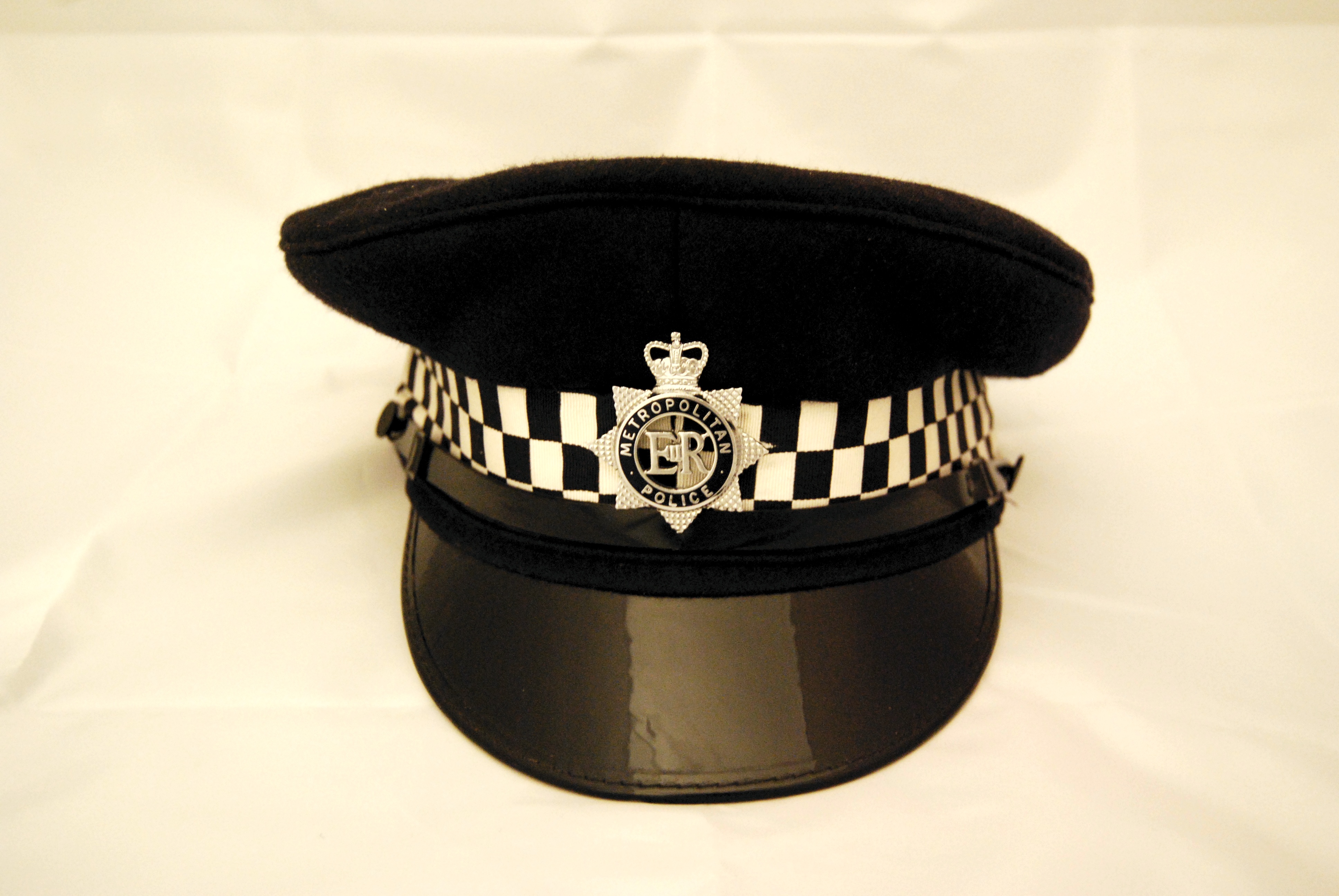 police peaked cap