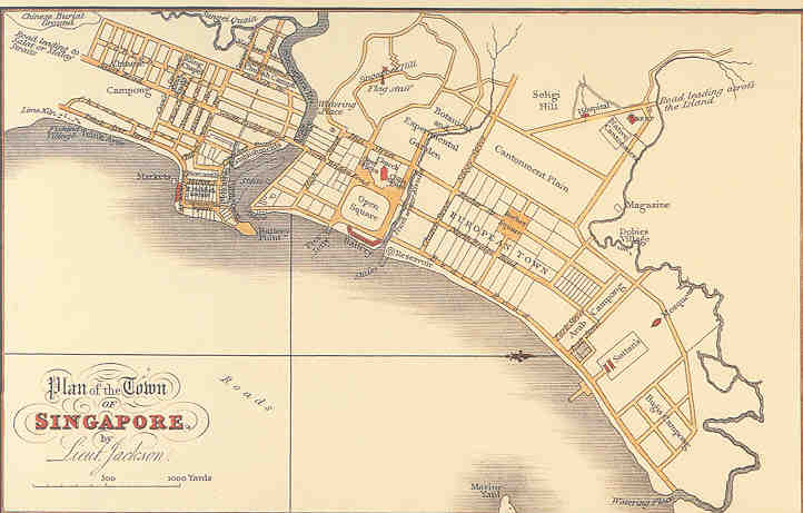 File:Plan of the Town of Singapore (1822) by Lieutenant Philip Jackson.jpg
