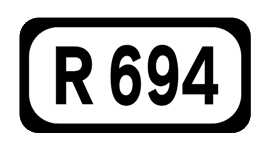 File:R694 Regional Route Shield Ireland.png