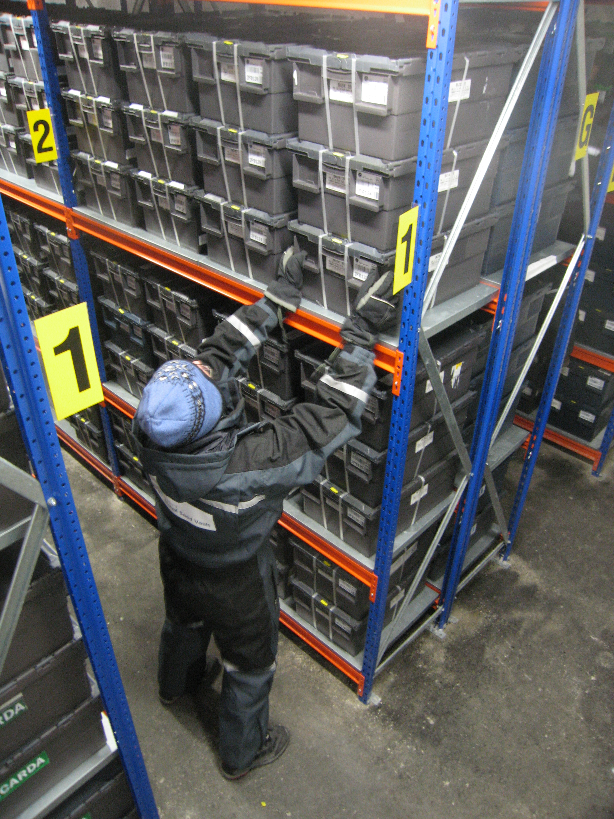 File Storage Containers In Svalbard Global Seed Vault 01 Jpg Wikimedia Commons