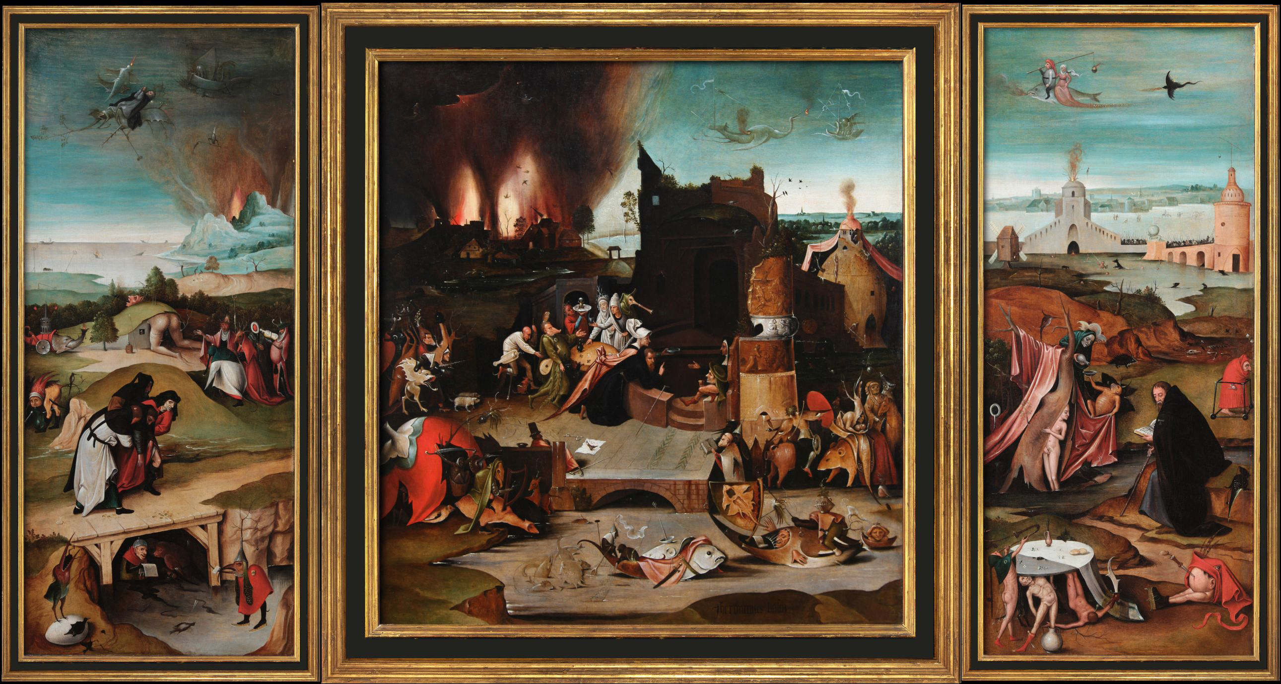 File Triptych The Temptation of Saint Anthony after Hieronymus