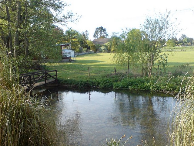 File:Ampney Brook and Cricket Ground, Ampney Crucis - geograph.org.uk - 420730.jpg