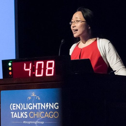 Cheng at the [[Phi Beta Kappa Society]] (En)Lightning Talks Chicago in 2016