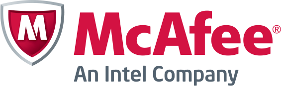 mcafee an intel company logo