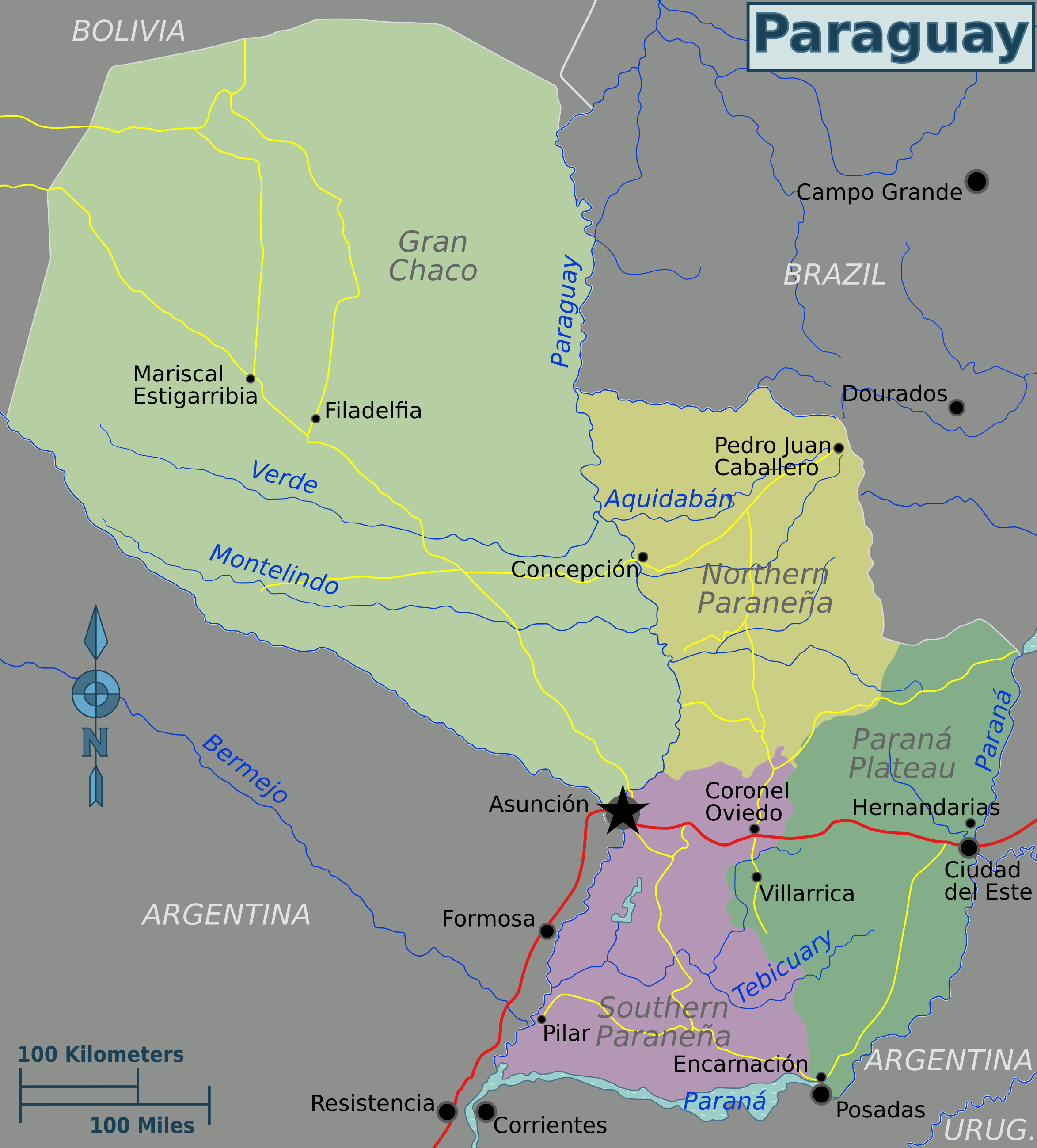 Paraguay – Travel guide at Wikivoyage